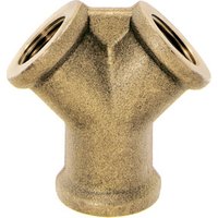 Lüdecke Dreiwegestück Temperguss, 3 x R 1" IG von Lüdecke