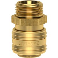 Lüdecke Schnellkuppl. AG DN7,2 MS ES38A G3/8" blank von Lüdecke