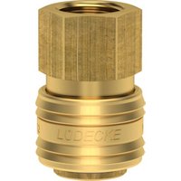 Lüdecke Schnellkuppl. IG DN7,2 MS ES12I G1/2" blank von Lüdecke