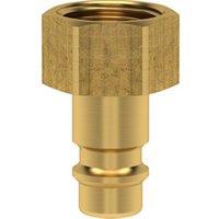 Lüdecke Schnellsteck. IG DN7,2 MS ES12NI G1/2" blank von Lüdecke
