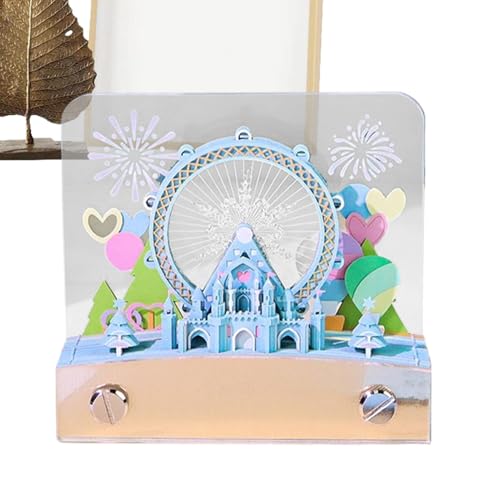 Lueear 3D-Kalender – 3D-Papier-Riesenrad-Kalender zum Abreißen – Notizen, Zeitmesser, klebriger Schreibtisch für Weihnachten, Organisation, Planung, Heimarbeit, Urlaub, Kinder, Büro, Schule von Lueear