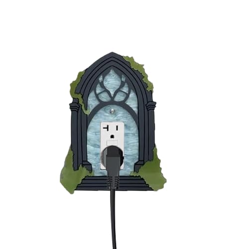 Lueear Steckdosenabdeckung mit Kingdom-Motiv, dekorative elektrische Panel-Abdeckung, Heimdekoration für Dusche, Ankleiden, Schlafzimmer, Wohnzimmer, Schlafsaal, Mädchenwohnung Lueear Steckdosenabdeckung mit Kingdom-Motiv, dekorative elektrische Panel-Abdeckung, Heimdekoration für Dusche, Ankleiden, Schlafzimmer, Wohnzimmer, Schlafsaal, Mädchenwohnung von Lueear