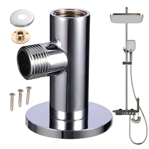 Lueear Wandversorgungsbogen für Handbrause – Duschwasserauslass – Wandmontierter Stecker, auslaufsicherer Adapter für Zuhause, Badezimmer, Hotel, Ersatzsanitär von Lueear