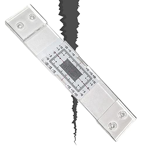 Rissüberwachungsaufzeichnung Acryl Cracks Monitor Hoch präzises Überwachungsmessgerät mit Verfolgung von Riss-Messwerkzeugen Standard-Riss-Ecken zur Überwachung der Wandverformung von Lueear
