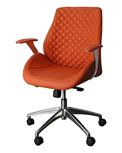 212624 Bürodrehstuhl Designer Drehstuhl Chefsessel PANTERA orang ClassicCarSeat von Lüllmann