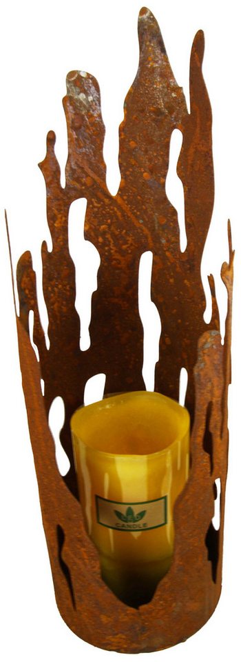 Lünemann Bodenwindlicht Wunderschönes Windlicht Flamme - Höhe ca. 40 cm von Lünemann