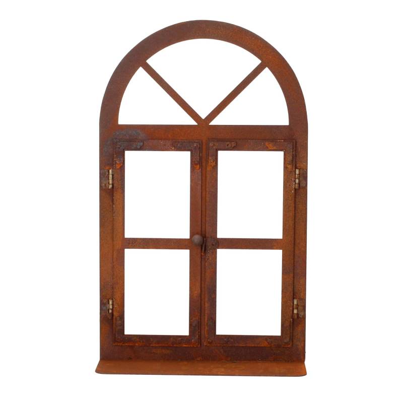 Lünemann Gartendeko Fenster Rundbogen Edelrost von J. Lünemann GmbH