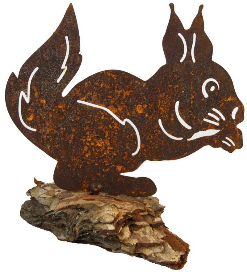 Lünemann Gartenstecker Beetstecker Eichhörnchen mit Nuss (2-St) von Lünemann