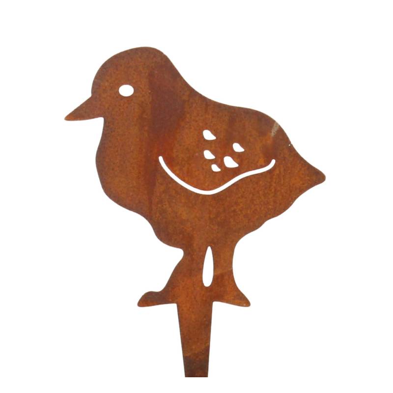 Lünemann Gartenstecker Ederost Küken 12x15cm von J. Lünemann GmbH