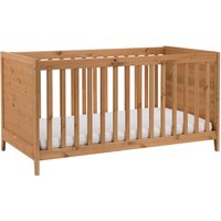 Lüttenhütt Babymöbel-Set "Solvita", (Bett 70x140cm, Kleiderschrank 2trg, Kommode, Wickelaufsatz, Wandregal) von Lüttenhütt