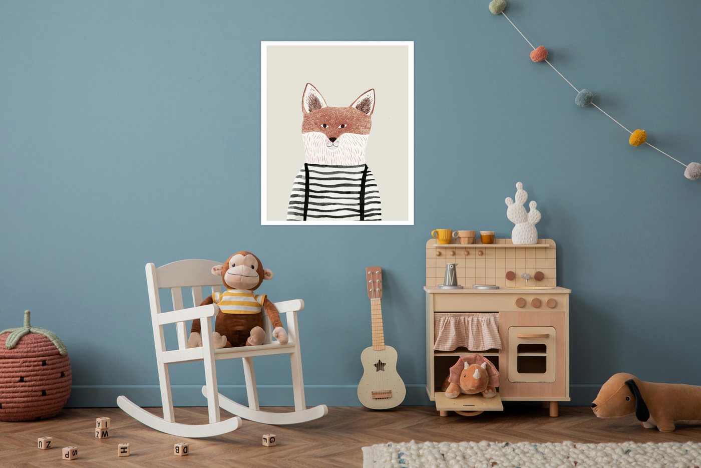 Lüttenhütt Bild mit Rahmen oder Poster, Fuchs, Fantasy, Füchse, Tiere (1 St), HD Premium Druck von Lüttenhütt