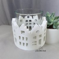 Windlicht Häuserkranz/Lichterstadt Aus Keraflott von LuettisDekoStudio