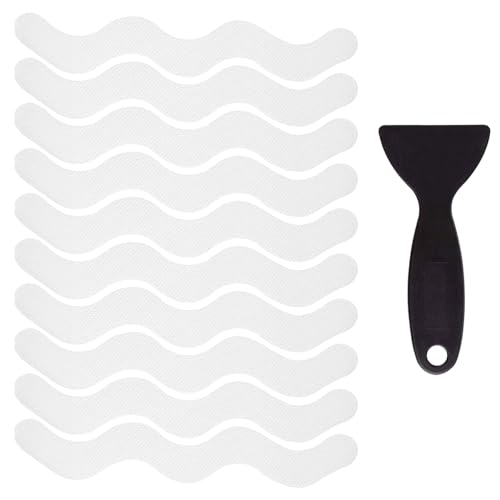 24 Pcs Anti Rutsch Aufkleber Sicherheitsstreifen für Badewanne mit Premium Schaber Selbstklebende Antirutsch Pads für Badezimmer, Badewannen, Trittflächen, Duschen 24 Pcs Anti Rutsch Aufkleber Sicherheitsstreifen für Badewanne mit Premium Schaber Selbstklebende Antirutsch Pads für Badezimmer, Badewannen, Trittflächen, Duschen von Lufdegim