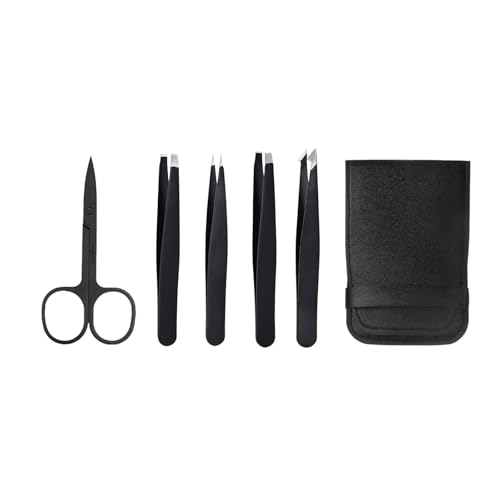 5Pcs Pinzette Pinzette aus Rostfreiem Stahl Pinzettenset Flachpinzette Schrägspitzen-Pinzette Augenbrauen-Entfernung Wimpern Bart Augenlid-Aufkleber 5Pcs Pinzette Pinzette aus Rostfreiem Stahl Pinzettenset Flachpinzette Schrägspitzen-Pinzette Augenbrauen-Entfernung Wimpern Bart Augenlid-Aufkleber von Lufdegim