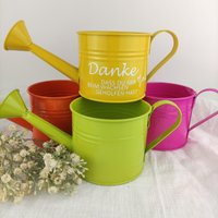 Abschiedsgeschenk | 4 Farben "Danke, Dass Du Mir Beim Wachsen Geholfen Hast Kleiner Blumentopf Gießkannenform Geschenk Hebamme Abschiedsgeschenk | 4 Farben "Danke, Dass Du Mir Beim Wachsen Geholfen Hast Kleiner Blumentopf Gießkannenform Geschenk Hebamme von Luffelong