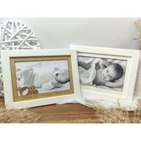 Personalisiertes Geschenk Zur Geburt | Bilderrahmen Personalisiert Mit Name Und Geburtsdaten von Luffelong
