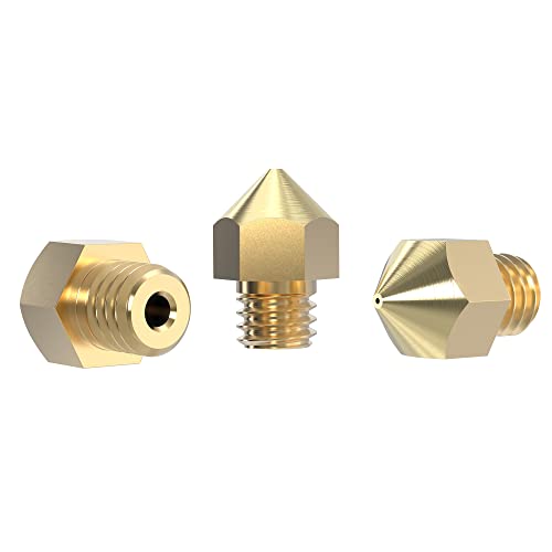 Lufix MK8 Nozzle Messing 0.2 bis 1.0mm für 1.75mm 3D Drucker Filament 3 Stück Düse MK8 Hotend und Extruder Ersatzteile Premium 3D Drucker Zubehör 1.0mm Lufix MK8 Nozzle Messing 0.2 bis 1.0mm für 1.75mm 3D Drucker Filament 3 Stück Düse MK8 Hotend und Extruder Ersatzteile Premium 3D Drucker Zubehör 1.0mm von Lufix
