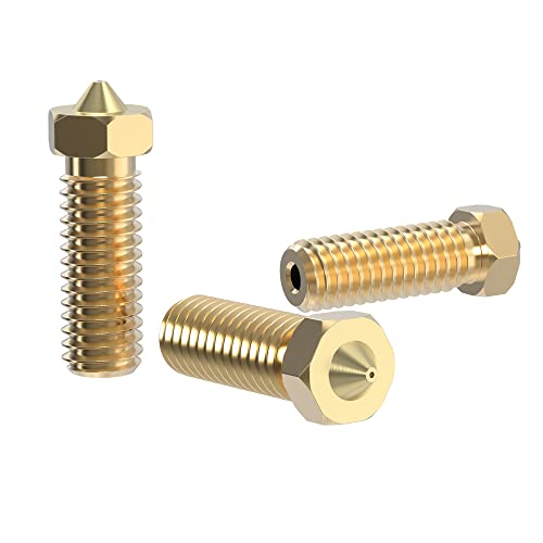 Lufix Volcano Nozzle Messing 0.2 bis 1.0mm für 1.75 und 3.00mm 3D Drucker Filament 3 Stück Düse Volcano Hotend und Extruder Ersatzteile Premium 3D Drucker Zubehör 0.8 Lufix Volcano Nozzle Messing 0.2 bis 1.0mm für 1.75 und 3.00mm 3D Drucker Filament 3 Stück Düse Volcano Hotend und Extruder Ersatzteile Premium 3D Drucker Zubehör 0.8 von Lufix