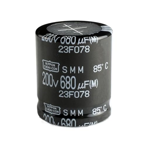 1pcs Rubycon 200V 680uf Snap-in Aluminum Electrolytic Capacitors for TV, LCD, Radio, Microwave, Game (25 x 30mm) von Luftschloss