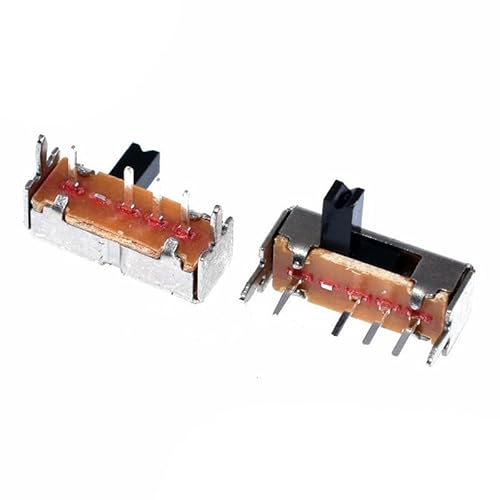 Luftschloss,10 Stück SK13D07 1P3T SP3T 8pin PCB 3 Position SK13D07VG Schaltschiebeschalter von Luftschloss