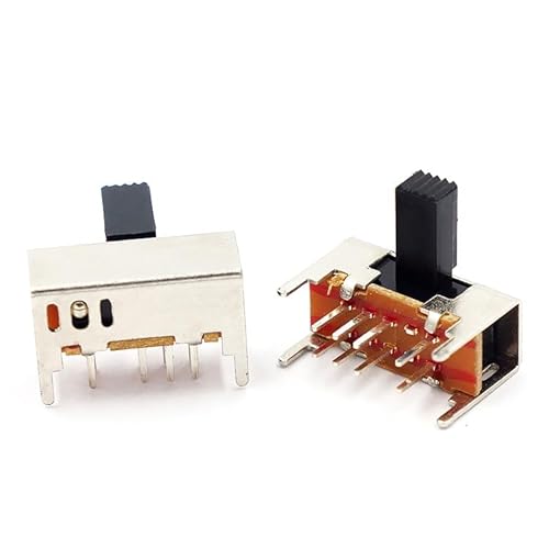 Luftschloss,10 Stück SK23D06 2P3T DP3T 8pin PCB 3 Position Links 1 Recht 3 Schaltschiebeschalter von Luftschloss