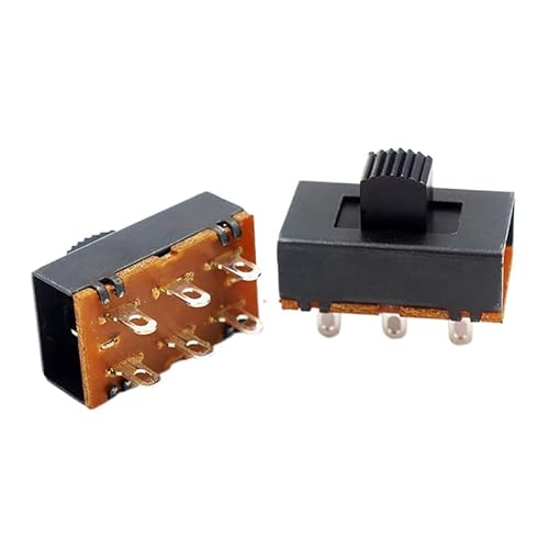 Luftschloss,5 Stück SS-23E26 SS-23F19 2P3T DP3T 8pin Leiterplatte 3 Position Schaltschiebeschalter von Luftschloss