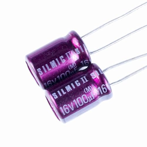 Luftschloss 4 pcs Elna SILMILC II Capacitors 16V 100uf 8x12mm High end Audio Grade von Luftschloss