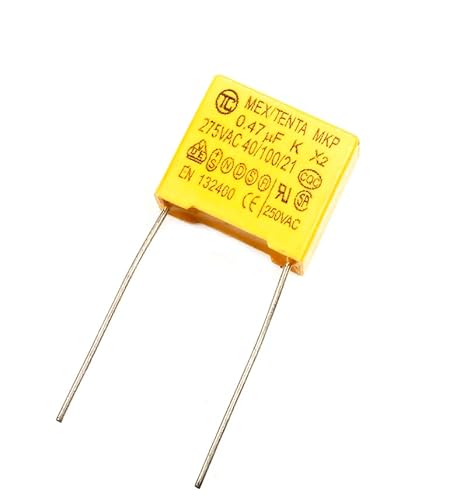 Luftschloss Sicherheits kondensator Polypropylen film 474 0.47uf 275VAC X2 MKP 5 Stück von Luftschloss