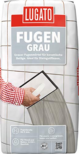 Lugato Fugengrau 5 kg - Fugenmörtel für keramische Beläge von Lugato