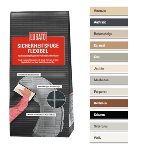 Lugato Sicherheitsfuge Flexibel 5 kg jasmin - Fugenmörtel von Lugato