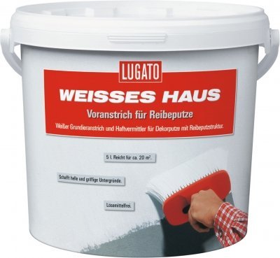 Lugato Weisses Haus Voranstrich für Reibeputz 5 l von Lugato