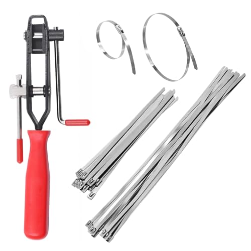 Luieonm CV Boot Clamps ATV - Adjustable Stainless Steel CV Axle Boot Clamps - Auto Accessories for Car Enthusiasts Mechanical Hobbyists Garage Owners Mechanics Fleet Maintenance Vehicle Owners von Luieonm