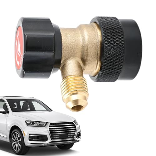 Luieonm Schnellverbinder-Adapter – Klimaanlagen-Umrüstverschraubung | Multifunktionaler 360 Grad drehbarer Schnellkupplung für Fahrzeugklimaanlage Kältemittel Luieonm Schnellverbinder-Adapter – Klimaanlagen-Umrüstverschraubung | Multifunktionaler 360 Grad drehbarer Schnellkupplung für Fahrzeugklimaanlage Kältemittel von Luieonm