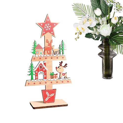 Luieonm Weihnachtsdekoration mit Rentier, Holz-Tischschild mit Baum, Schreibtisch-Ornament für , Bauernhaus, Kaminsims, Zuhause, Party, saisonale Präsentation Luieonm Weihnachtsdekoration mit Rentier, Holz-Tischschild mit Baum, Schreibtisch-Ornament für , Bauernhaus, Kaminsims, Zuhause, Party, saisonale Präsentation von Luieonm