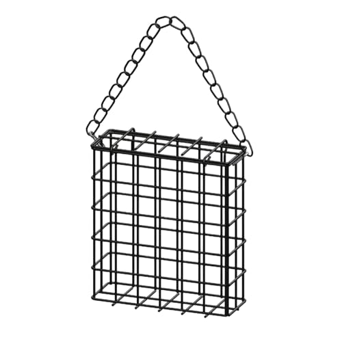 Talgblock & Kuchen Wildvogel-Futterstation, Talgdraht Wildvögel im Freien Metall-Futterstation, Vogel-Nistmaterial, hält Talgblöcke oder Reste für Gartenvögel, immergrün von Luieonm
