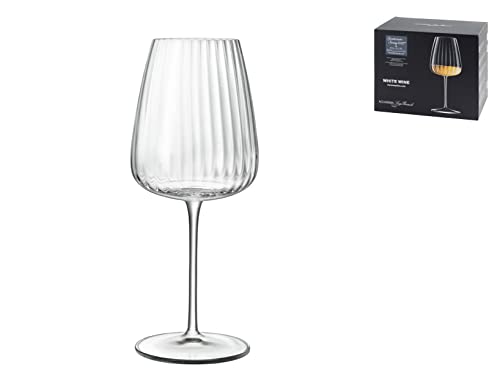 Bormioli Luigi Speakeasies Set aus 6 Weißweingläsern, transparentes Glas, 55 cm von Luigi Bormioli