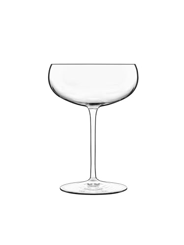 Luigi Bormioli 12738/02 Talismano 10,25, 4 Stück Coupe Champagner/Sherbet-Stiel, Glas, Transparent von Luigi Bormioli