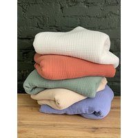 Baumwolle Muslin Gaze Spannbettlaken Kissenbezug Twin Queen King Full Size Bettlaken Musslin Kissen Mit Reißverschluss Baumwoll-Musselin Baumwolle Muslin Gaze Spannbettlaken Kissenbezug Twin Queen King Full Size Bettlaken Musslin Kissen Mit Reißverschluss Baumwoll-Musselin von LukaLinen