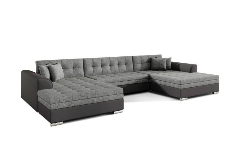 Lukas Möbel Wohnlandschaft Wohnlandschaft Vera mit Schlaffunktion XXL-Sofa in U-Form, mit Bettfunktion von Lukas Möbel