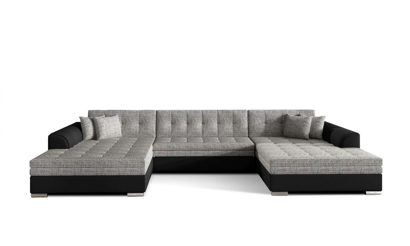 Lukas Möbel Wohnlandschaft Wohnlandschaft Vera mit Schlaffunktion XXL-Sofa in U-Form, mit Bettfunktion von Lukas Möbel