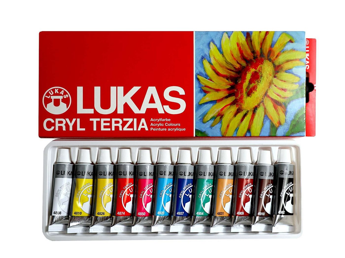 Lukas-Nerchau GmbH Acrylfarbe LUKAS Acrylfarben-Set 12x12ml von Lukas-Nerchau GmbH