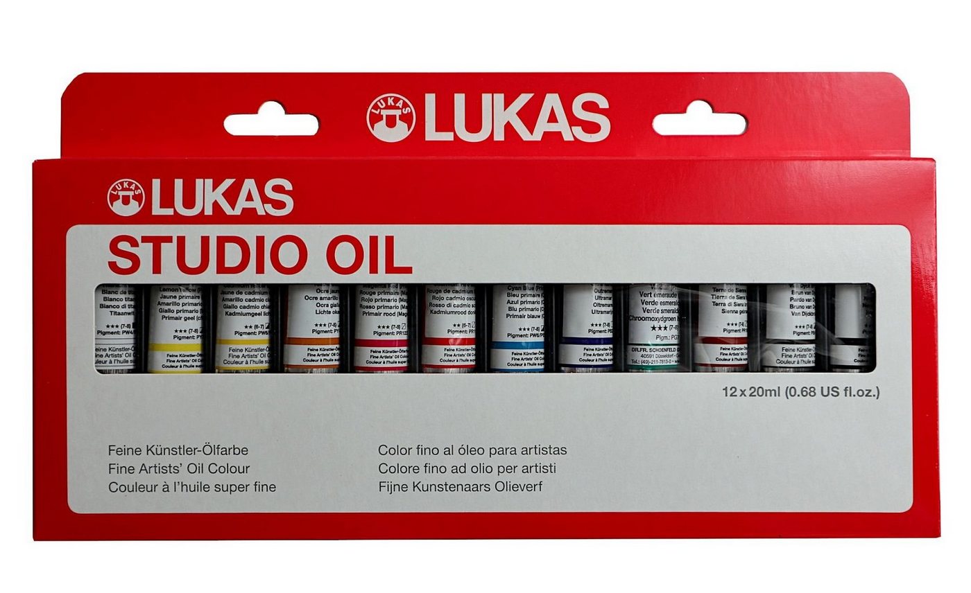 Lukas-Nerchau GmbH Ölfarbe LUKAS OIL Set 12x20ml von Lukas-Nerchau GmbH