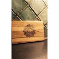 Frühstücksbrett Aus Massivholz/Akazie Holz Brett Schneidbrett von LukasBartkeDesign
