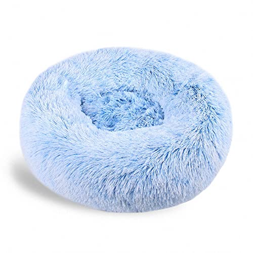Lukery Hundebett Katzenbett Flauschig Rund aus Plüsch, Kuscheliges Donut Hundekissen und Katzenkissen Weiches Plüsch Hundeliege für Kleine, Mittelgroße und Große Haustiere (40CM,Blauer Farbverlauf) Lukery Hundebett Katzenbett Flauschig Rund aus Plüsch, Kuscheliges Donut Hundekissen und Katzenkissen Weiches Plüsch Hundeliege für Kleine, Mittelgroße und Große Haustiere (40CM,Blauer Farbverlauf) von Lukery