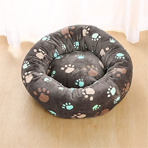 Lukery Hundebett Katzenbett Flauschig Rund aus Plüsch, Kuscheliges Donut Hundekissen und Katzenkissen Weiches Plüsch Hundeliege für Kleine, Mittelgroße und Große Haustiere (70CM,Große Hundepfoten) Lukery Hundebett Katzenbett Flauschig Rund aus Plüsch, Kuscheliges Donut Hundekissen und Katzenkissen Weiches Plüsch Hundeliege für Kleine, Mittelgroße und Große Haustiere (70CM,Große Hundepfoten) von Lukery