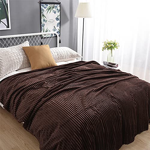 Lukery Kuscheldecke Flauschig, Dicke Warm Couchdecke Extra Weich Wohndecke als Sofadecke, Tagesdecke oder Winterdecke (180x200cm,Curry) von Lukery