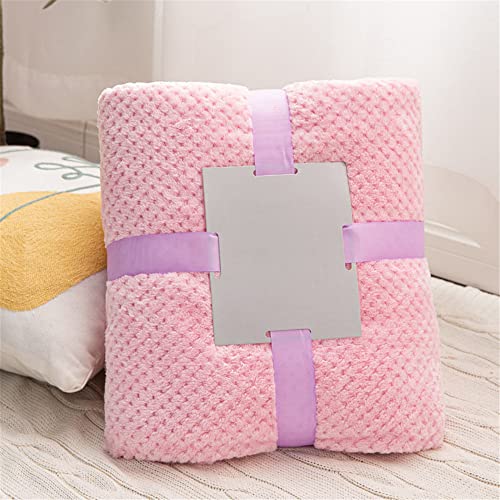 Lukery Kuscheldecke Flauschig, Polyester Dicke Warm Couchdecke Extra Weich Wohndecke als Sofadecke, Tagesdecke oder Couchdecke Milch (120x200cm,Rosa) von Lukery