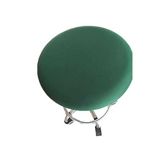 Lukery Rund Stretch Stuhlbezug Stuhlhusse Bezüge Protector Hussen Waschbarer Runder Drehbarer Hocker Schonbezug Sitzbezug für 30-45cm Barhocker Stuhl Hotelstuhl Bürostuhl (grün,8pcs) von Lukery