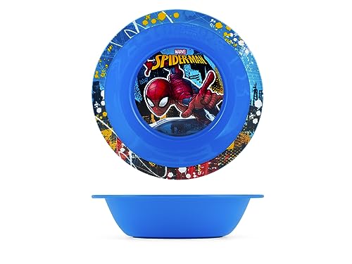 Lulabi Spiderman Piatto Fondo in Polipropilene, 15,5cm, Blu von Lulabi