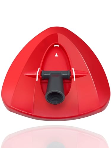 1 Base Mop rot Kompatibel mit Vileda 2 in 1 Turbo Mop, EasyWring Mop 1-Tank System Ersatzkopf für Spin Mop- Basisgehäuse aus Kunststoff Zubehör für Disc von Lulizzie